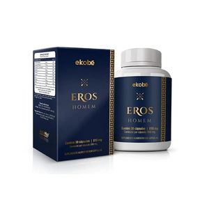 Eros homem Auxilia Produção Testosterona 30 Cápsulas