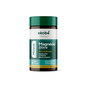 Magnésios 220mg Trio Essencial Neuromuscular 30 Cápsulas